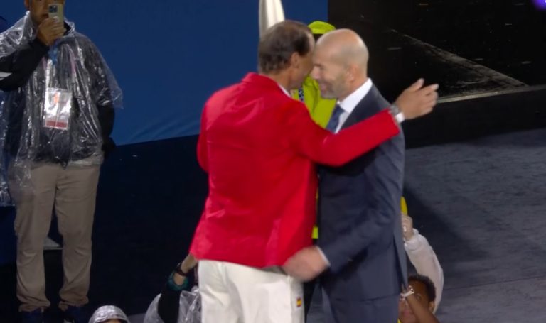 Momento épico en París 2024: Zidane le pasó la antorcha a Nadal