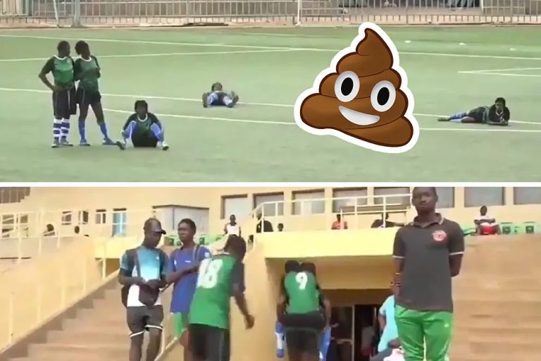 (VIDEO) Equipo de fútbol abandona partido por un ataque de diarrea