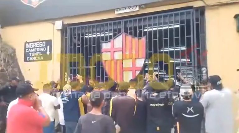 (VIDEO) ¡Exigiendo mejoría! Hinchas de BSC, presentes en el Monumental