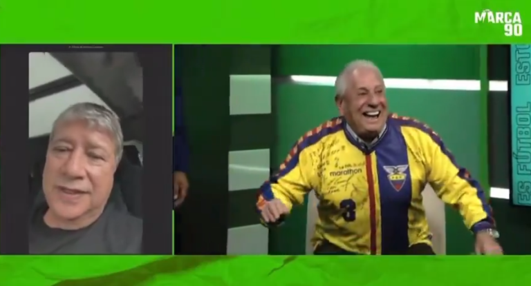 (VIDEO) El emotivo reencuentro entre Luis Chiriboga y el ‘Bolillo’ Gómez