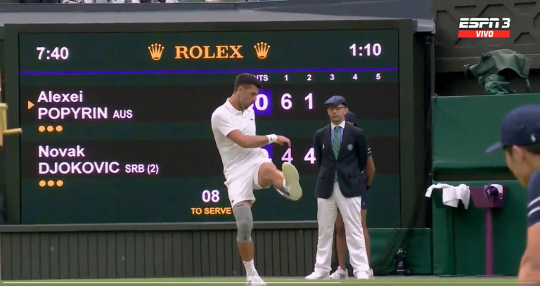(VIDEO) Wimbledon explotó por el triunfo de Inglaterra y mira la reacción de Djokovic