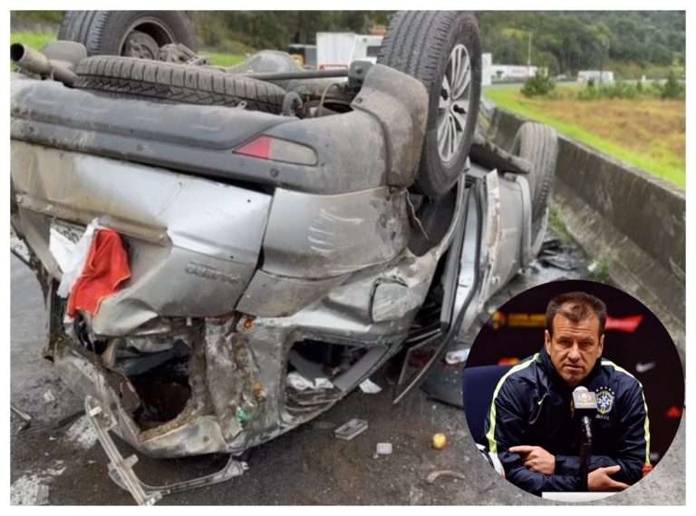 Dunga y su esposa, heridos tras un fuerte accidente automovilístico en Brasil