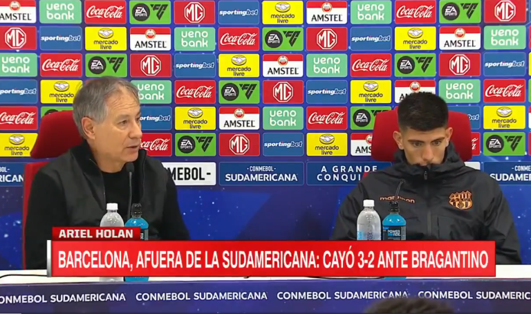 (VIDEO) Ariel Holan: “El gol sobre el final ya no nos dio tiempo a nada”