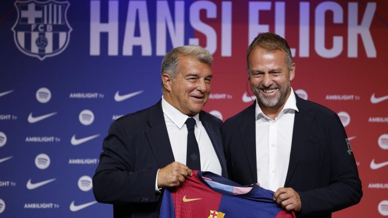 Flick: “Mi idea no está lejos del Barça que consiguió éxitos con Cruyff o Guardiola”