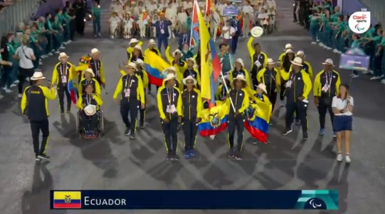 #NTF (VIDEO) Ecuador, presente en la inauguración de los Juegos Paralímpicos París 2024