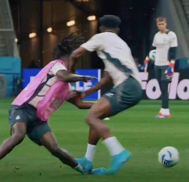 (VIDEO) El grito de Camavinga que silenció el entrenamiento: baja en la final