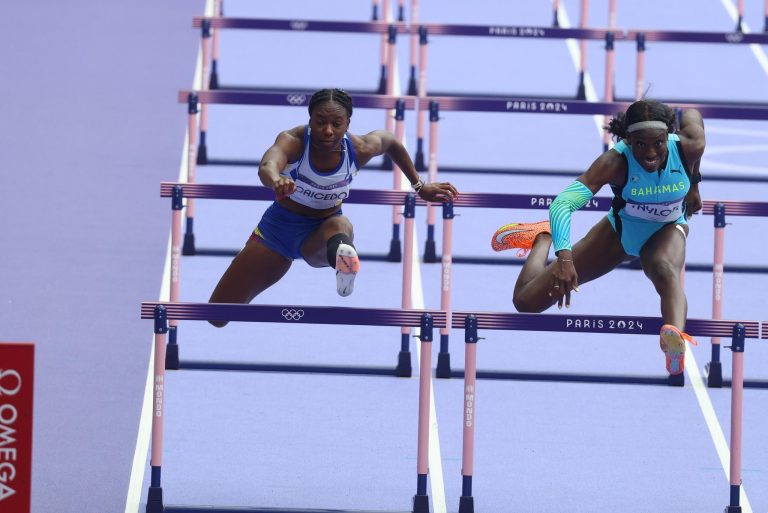 Maribel Caicedo se quedó en las semifinales de los 100 metros vallas en París 2024