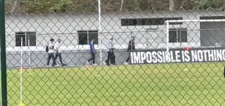 (VIDEO) Beccacece visitó a Emelec en el Polideportivo de Samanes