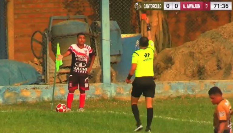 (VIDEO) ¡Tarjeta roja por orinar en el banderín de córner!