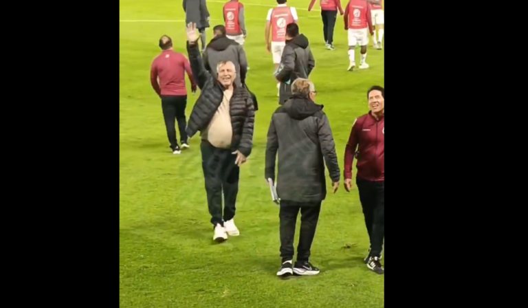 (VIDEO) El festejo de Ever Hugo Almeida tras la clasificación de Mushuc Runa
