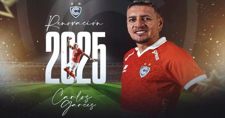 HASTA 2025: Carlos Garcés amplió vínculo contractual con Cienciano