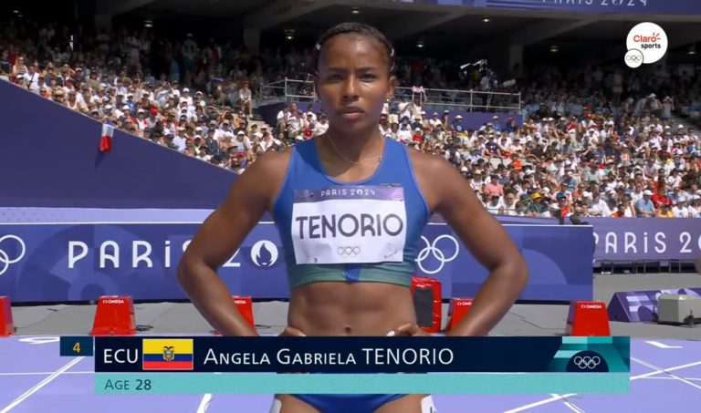 Ángela Tenorio no pudo avanzar de ronda en los 100 metros planos