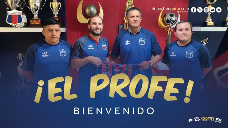 Carlos Castro es el nuevo DT del Deportivo Quito