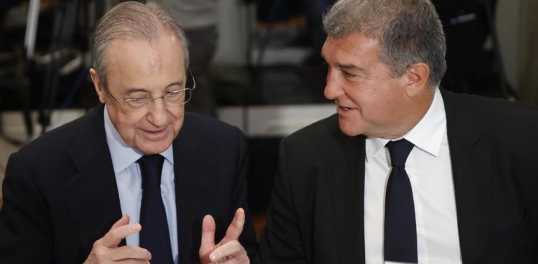 Laporta: “Las relaciones con el Real Madrid están mal”