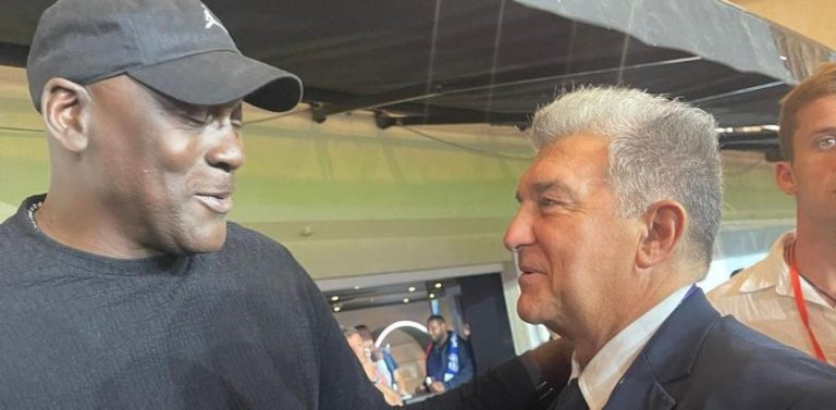 La intrahistoria del encuentro Michael Jordan-Laporta
