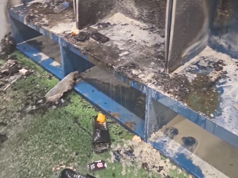 (VIDEO) El por qué se paralizó el partido entre Emelec y T. Universitario por un incendio