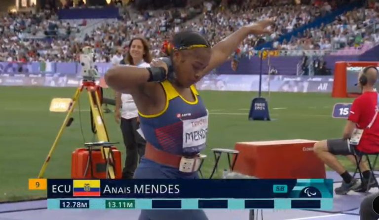 #NTF Primera medalla paralímpica para Ecuador: Poleth Mendes consiguió la de bronce