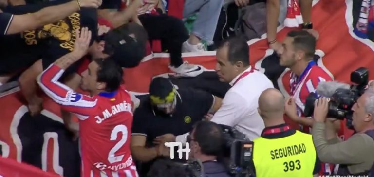 (VIDEO) Suspendido momentáneamente el Atlético vs Real Madrid
