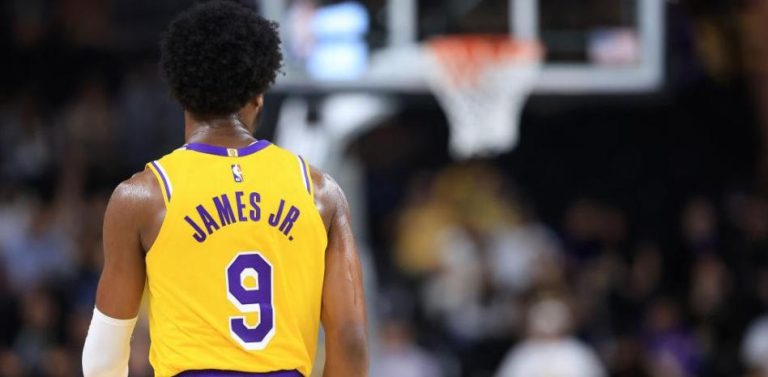 (VIDEO) Así ha sido la primera canasta de Bronny James en la NBA