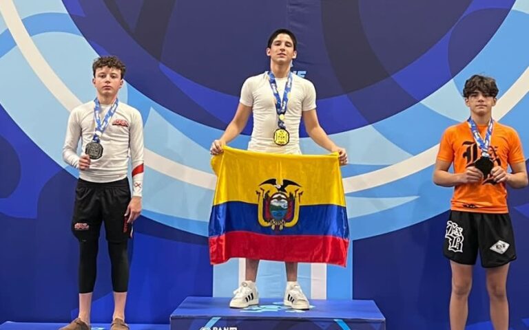 #NTF Matías Mieles se coronó campeón mundial en el torneo IBJJF PanKids Nogi