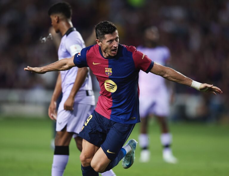 Robert Lewandowski consiguió un gran récord tras el doblete al Real Madrid