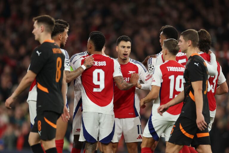 (VIDEO) CON UN GOL EN CONTRA: Arsenal venció por la mínima al Shakhtar Donetsk