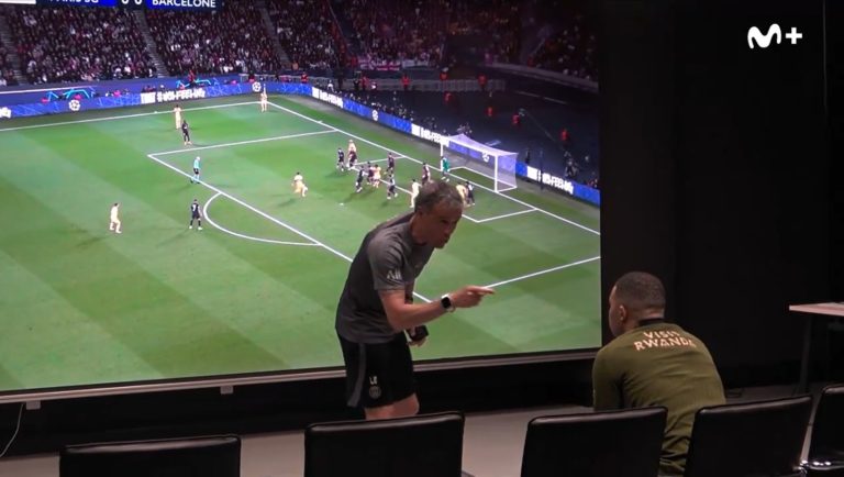 (VIDEO) La charla de Luis Enrique a Mbappé: “Jordan se ponía a defender como un h**o de p**a”