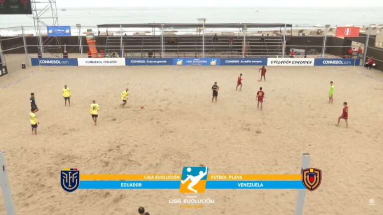 (VIDEO) Venezuela goleó a Ecuador en Fútbol Playa |  CONMEBOL Sub 20