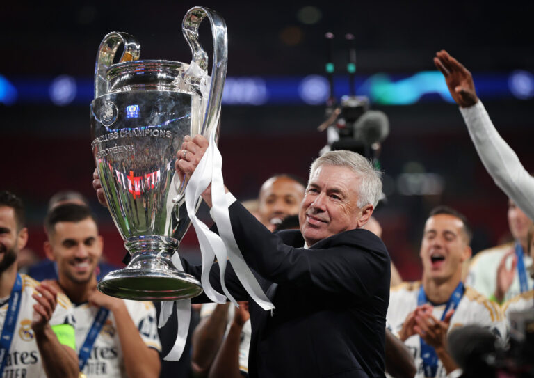 Ancelotti ganó el premio al mejor entrenador del año