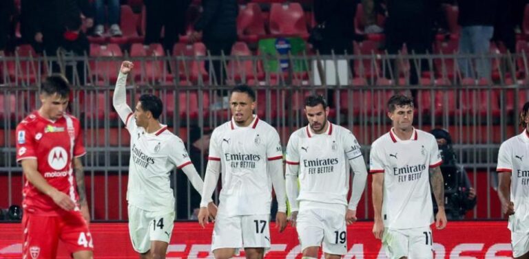 (VIDEO) POR LA MÍNIMA: Milan derrotó al Monza en la Serie A