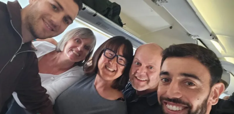 Bruno Fernandes, héroe durante un vuelo: “Escuchamos un grito de auxilio”