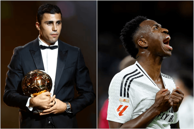SE REVELAN LAS VOTACIONES: Sólo 41 puntos separaron a Rodri y Vinicius Jr.
