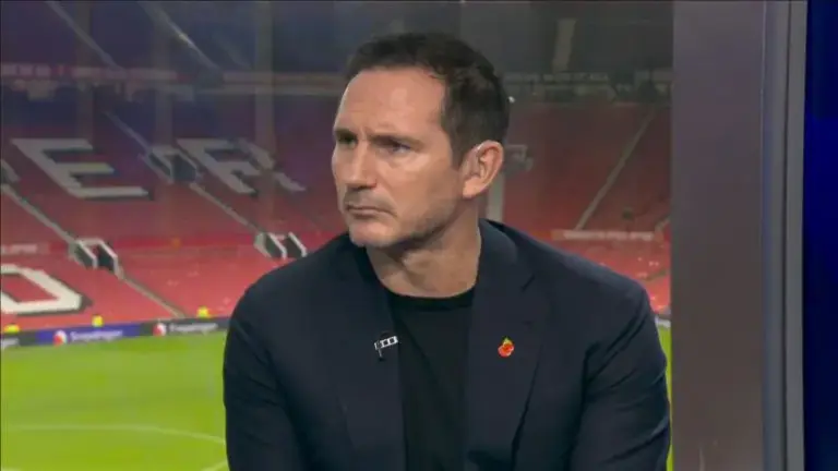 Frank Lampard elogió el gol de Moisés Caicedo al Manchester United