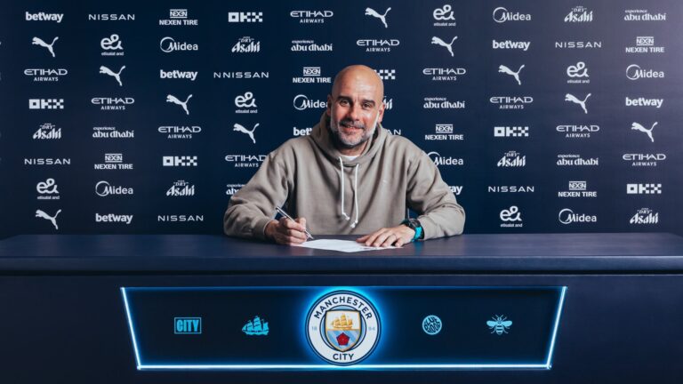 ¡OFICIAL! Pep Guardiola renueva con el Manchester City