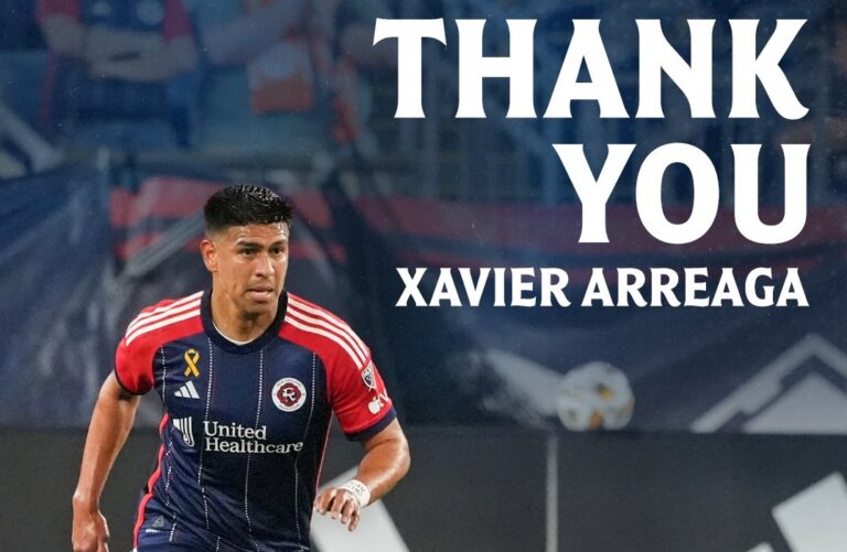 OFICIAL: Xavier Arreaga no seguirá en el New England Revolution
