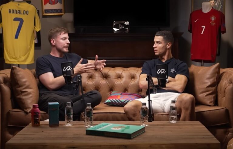 (VIDEO) ¿Llegará CR7 a jugar con su hijo? Así ha respondido el astro portugués a MrBeast