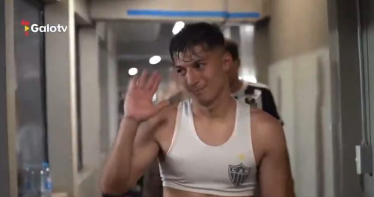 (VIDEO) El gesto de Alan Franco a los hinchas de River tras eliminarlos en la Libertadores