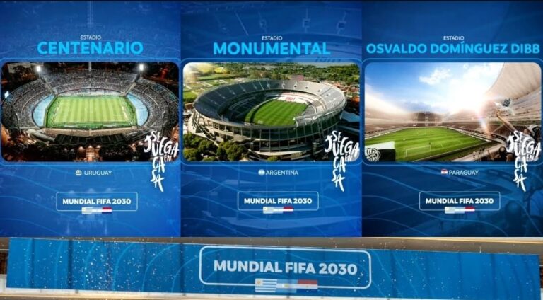 Tres estadios sudamericanos confirmados para el Mundial 2030