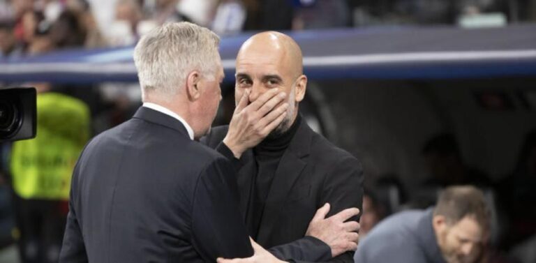 Ancelotti sale en defensa de Guardiola