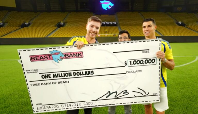 (VIDEO) POR UN MILLÓN DE DOLARES: CR7 perdió un desafío de puntería