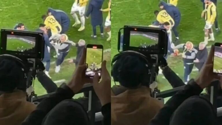 (VIDEO) El ataque de locura de Mourinho: agarró de la capucha a su asistente y ¡lo sacó de la cancha!