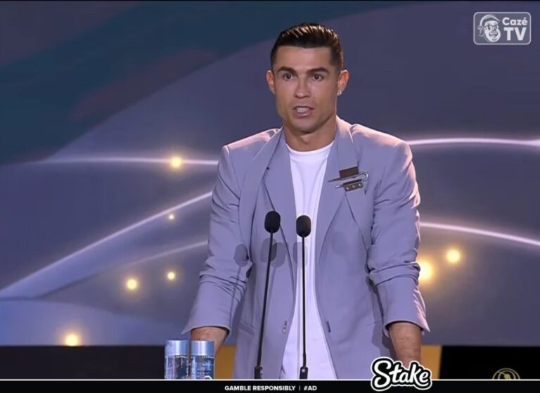 (VIDEO) Cristiano reivindica a Vinicius: “Merecía haber ganado el Balón de Oro”