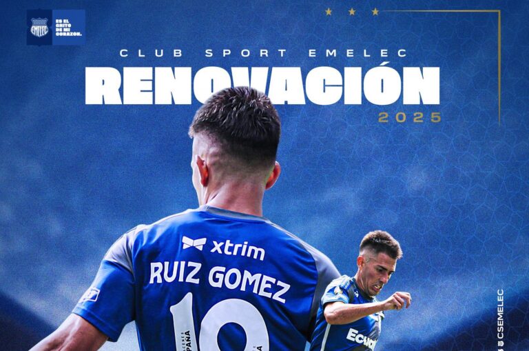 OFICIAL: Juan Pablo Ruiz Gómez renovó su contrato con Emelec