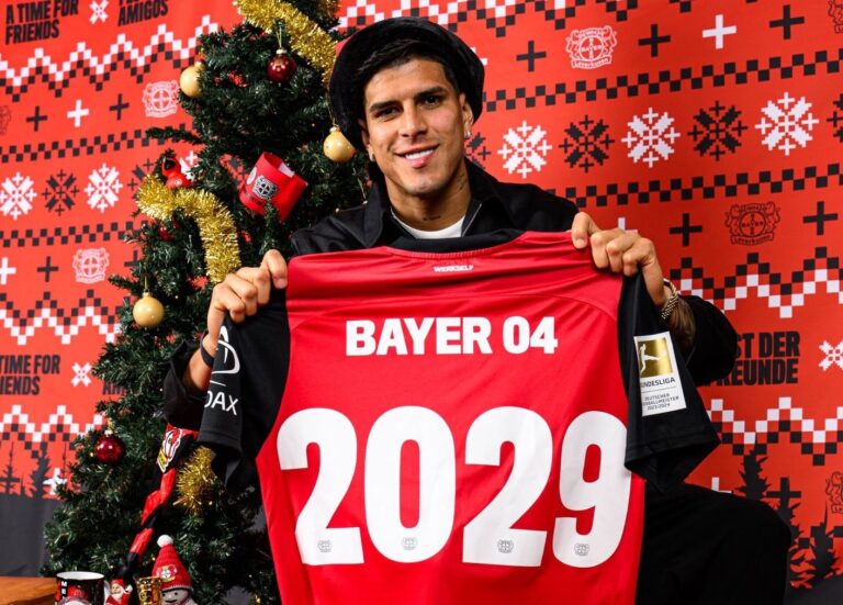 HASTA 2029: Piero Hincapié renovó con el Bayer Leverkusen