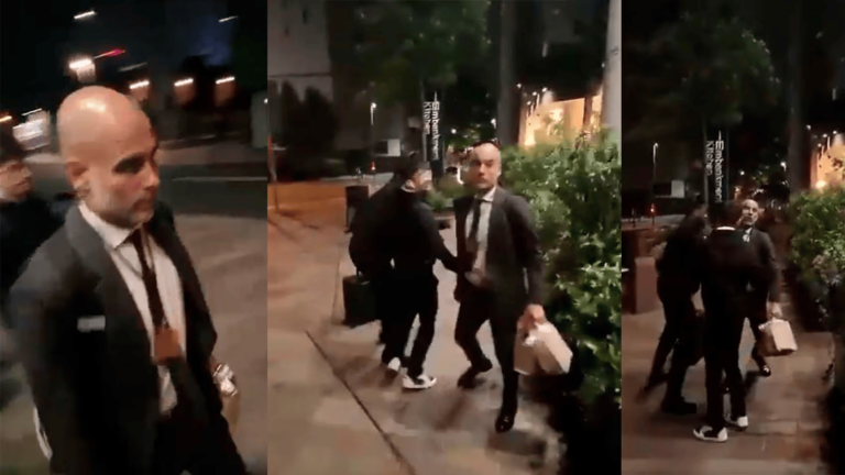 (VIDEO) Guardiola explota y casi se va de golpes con un aficionado del Liverpool