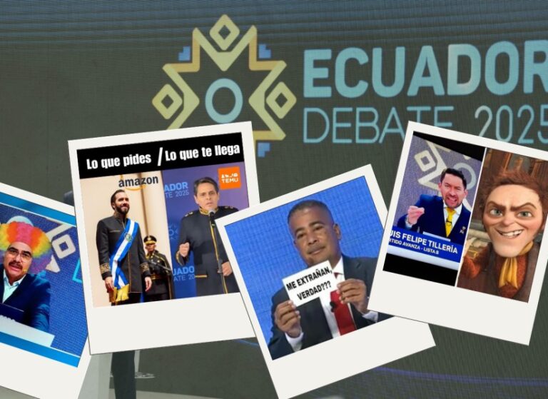 Debate presidencial Ecuador: Los mejores memes de los candidatos