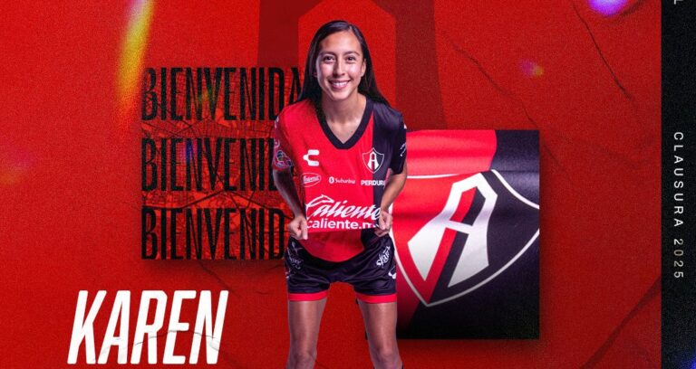 (VIDEO) LA ‘1O’ DE LA TRI, A MÉXICO: Karen Flores es nueva jugadora del Atlas