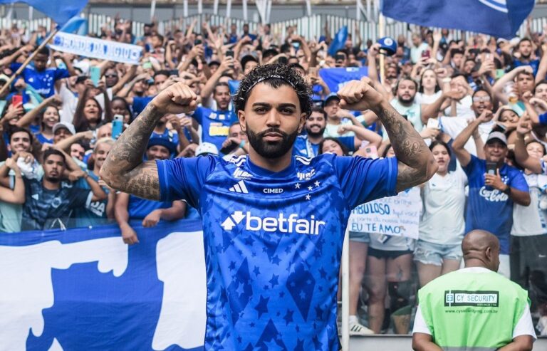 (VIDEO) ANTE 40 MIL PERSONAS: Gabigol fue presentado en Cruzeiro