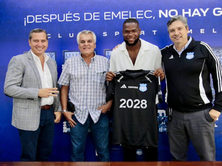 HASTA EL 2028: Jostin Mina renovó con Emelec