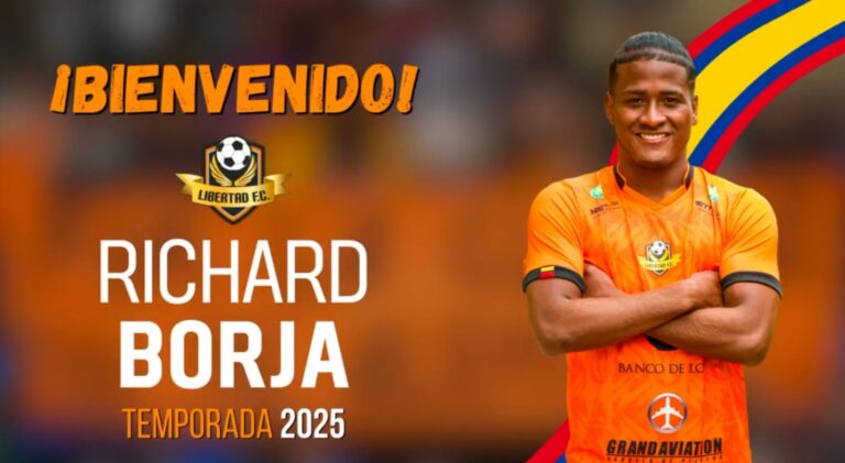 OFICIAL: Richard Borja refuerza a Libertad FC